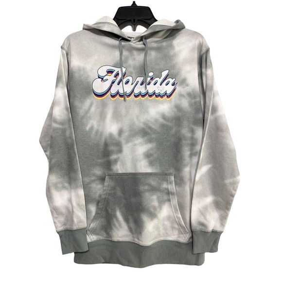 Creative Apparel Concepts Womens Florida Hoodie Tie Dye Size Small Colorful Hood - Picture 1 of 9
